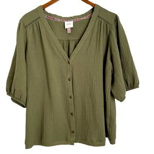 Knox Rose Gauze Button Down Shirt